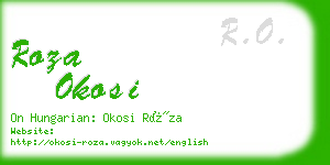 roza okosi business card